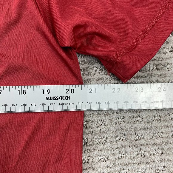 Arizona Cardinals Shirt Men Large L Red Running Activewear NFL Football Sports - Picture 7 of 8